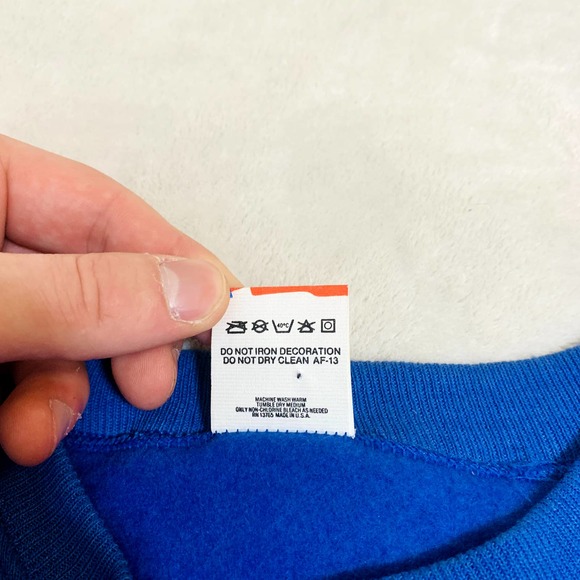 VTG 80's I Drove Alaska Hiway Goofy Blue Crewneck Sweatshirt Sz XL - Picture 6 of 8